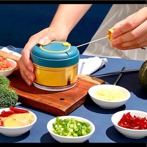 MANUAL CHOPPER FOOD GARLIC HERBS VEGETABLE